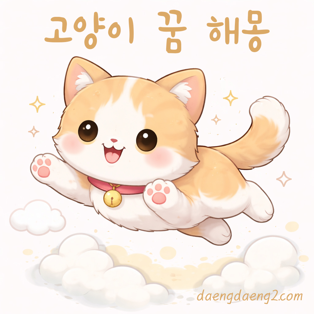 고양이 꿈 해몽 🙀 감정 직감 비밀