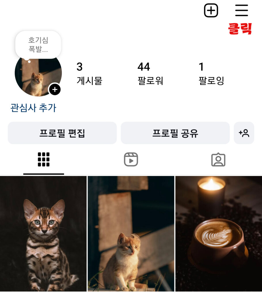 인스타그램 게시물 한 번에 여러개 숨기기 방법