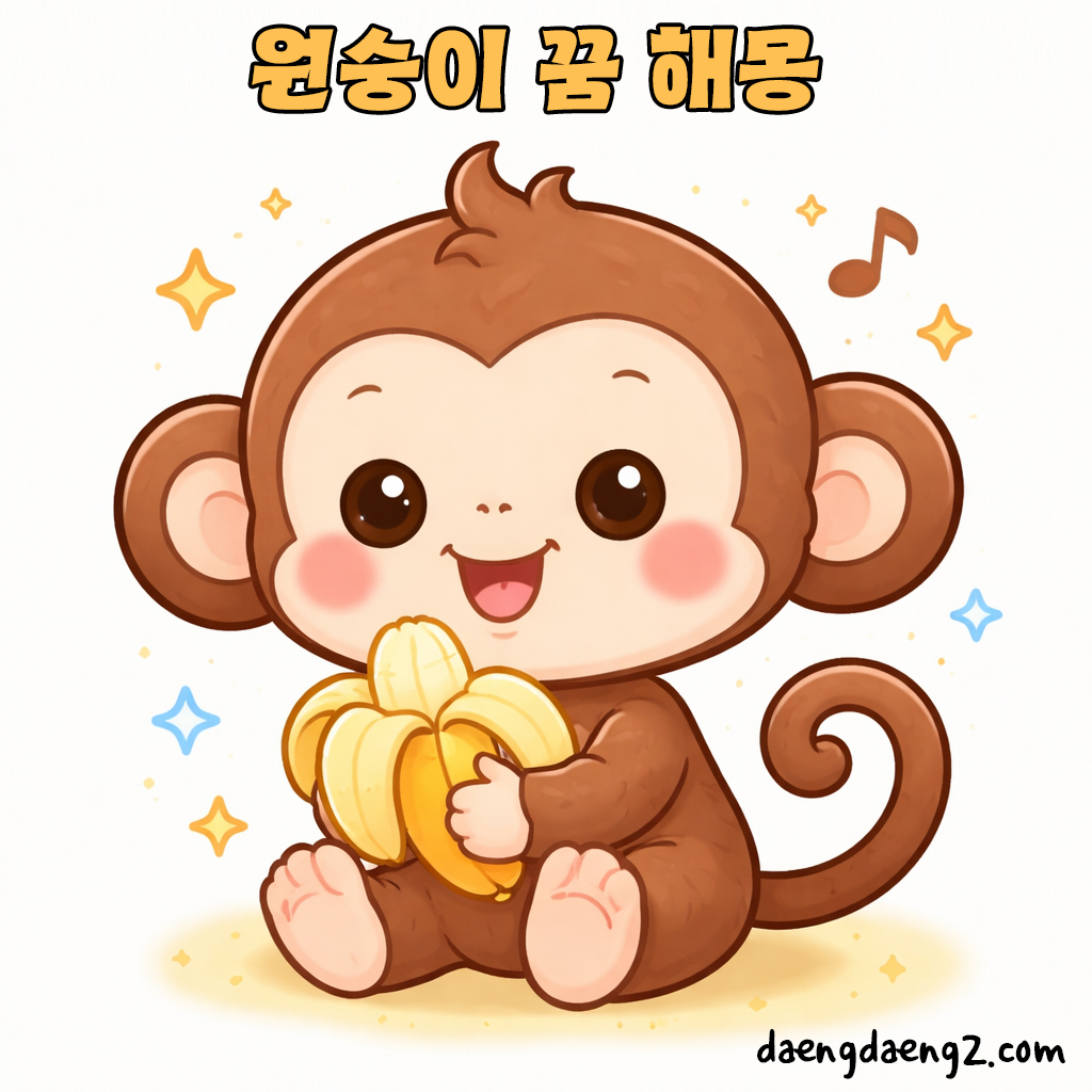 원숭이 꿈 해몽 🐵 다양한 의미 해석